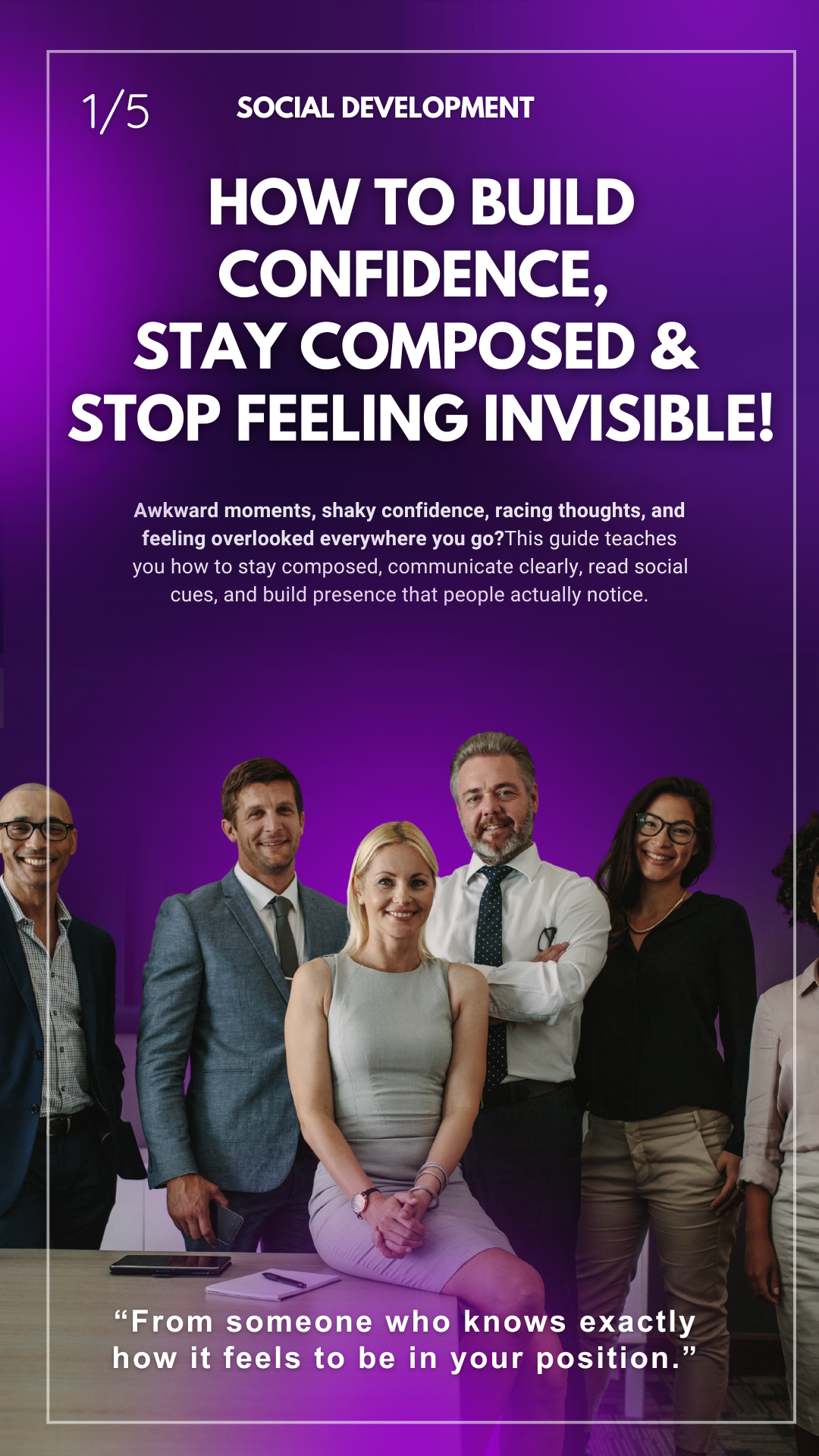 Social Development | How to Build Confidence, Stay Composed & Stop Feeling Invisible!